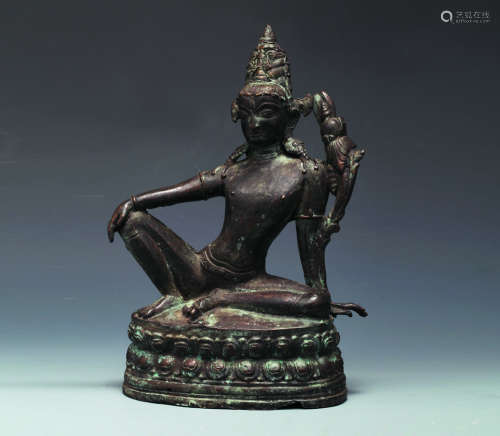 十二世纪铜印度弥勒佛