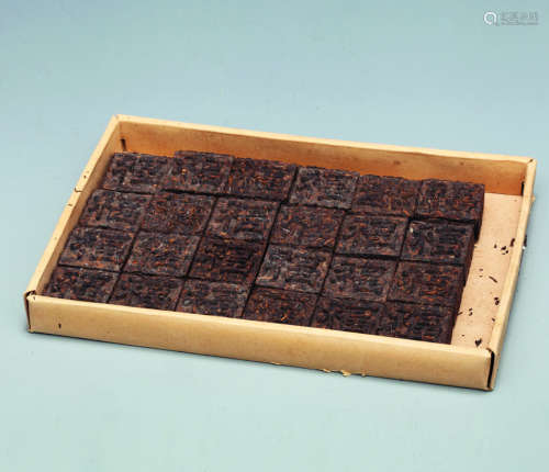 90年代福印小茶方砖