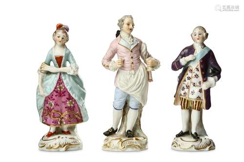 A MEISSEN PORCELAIN 'CRIS DE PARIS' FIGURE OF A WAITER