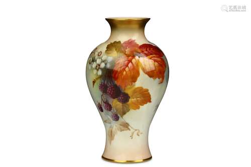 A ROYAL WORCESTER VASE