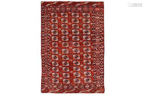 A FINE BOKHARA RUG, EAST TURKMENISTAN approx: 7ft.2in. x 4ft.8in.(218cm. x 142cm.) Classic design