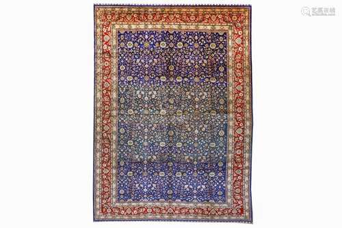 A FINE SILK ISTAMBUL CARPET, TURKEY approx: 10ft. x 6ft.8in.(305cm. x 204cm.) Very nice overall