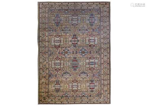 A FINE ANATOLIAN CARPET, TURKEY approx: 9ft. 9in. x 6ft.7in.(296cm. x 201cm.) Unusual design for