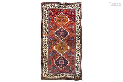 AN ANTIQUE EAST ANATOLIAN RUG, TURKEY approx: 8ft.3in. x 4ft.5in.(251cm. x 135cm.) Very nicely drawn