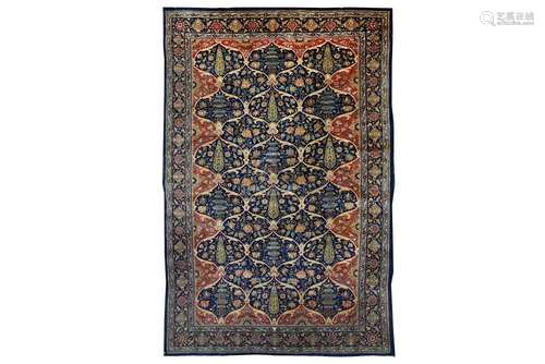 A FINE KIRMAN MILLEFLEUR RUG, SOUTH PERSIA approx: 6ft.10in. x 4ft.6in.(208cm. x 137cm.) Very well