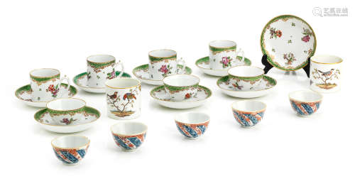 18th century A collection of various European porcelain