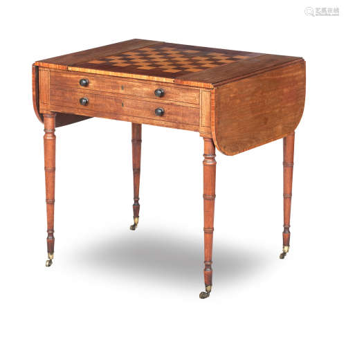 A 19th century mahogany and crossbanded Games Table