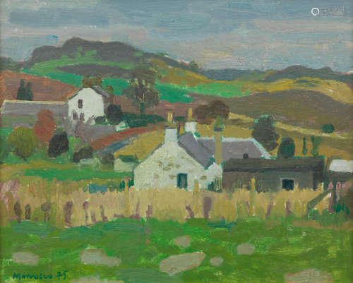Landscape at Luthrie Alberto Morrocco OBE RSA RSW RP RGI LLD D Univ(1917-1998)