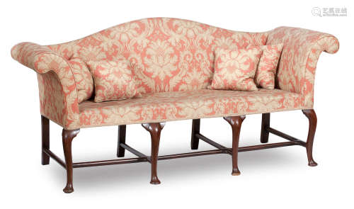 A George II mahogany sofa