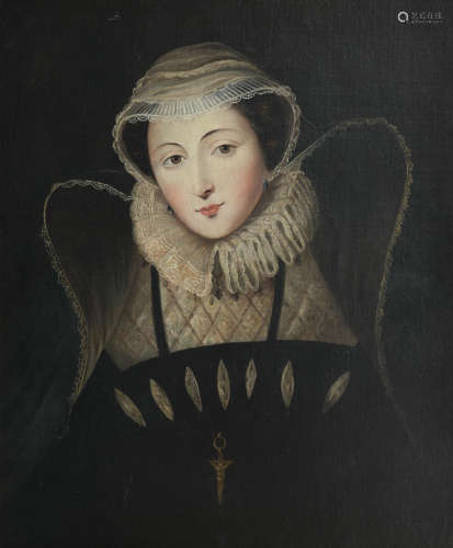 Portrait of Mary Queen of Scots British School(19th century)