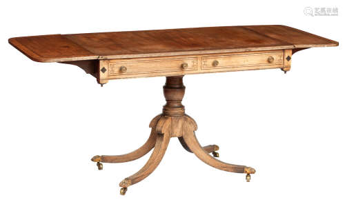 A William IV mahogany sofa table