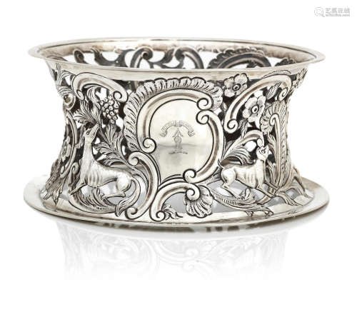 Dublin 1898  A late Victorian Irish silver dish ring