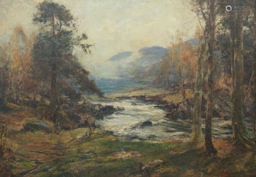 Highland landscape Archibald Kay, RSA RSW(British, 1860-1935)