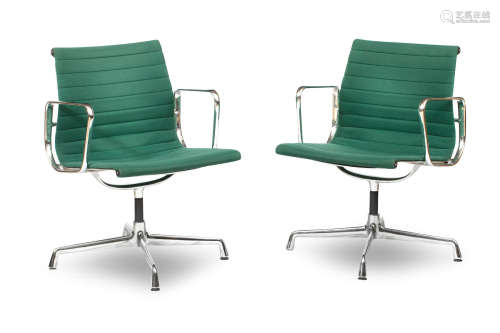 Charles and Ray Eames, A set of ten Aluminium Group chairs