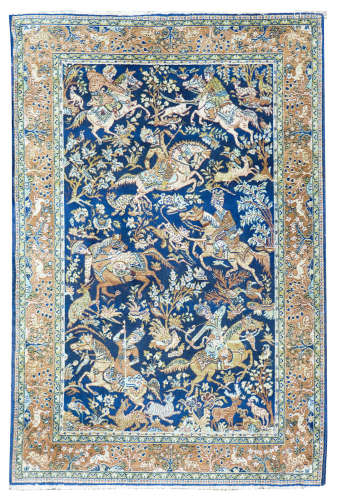 Central Persia 138cm x 189cm An Isfahan hunting rug
