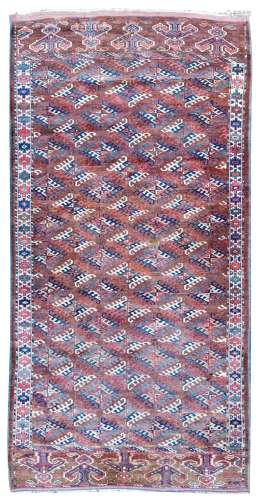164cm  x 296cm A Turkoman carpet