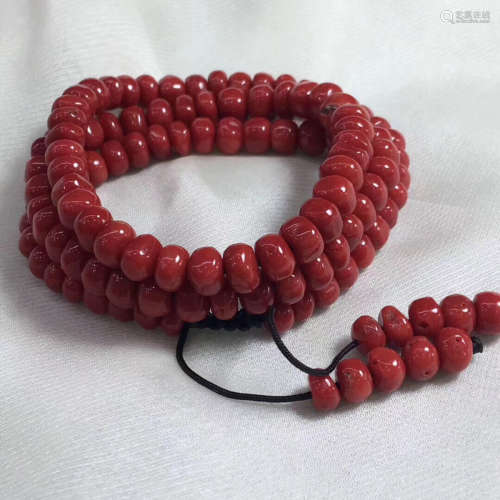 A STRING OF BUDDHISM BEADS