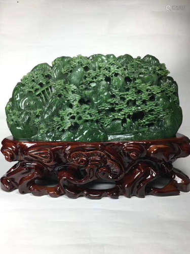 A PINE&MOUTAIN DESIGN HETIAN BI JADE ORNAMANT