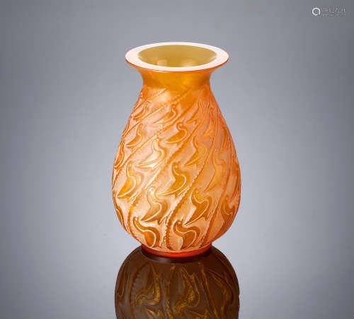 A 'Canards' Vase, designed in 1931 René Lalique (French, 1860-1945)
