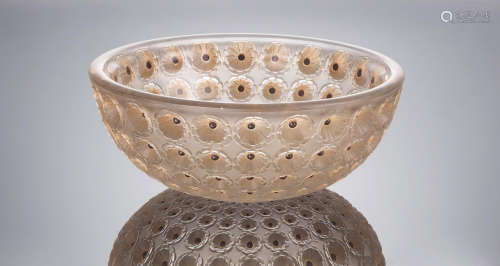 A 'Nemours' Bowl, designed in 1929 René Lalique (French, 1860-1945)