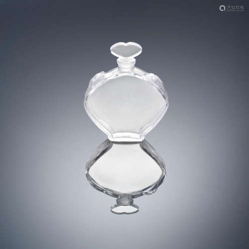A 'Niobe' Scent Bottle and Stopper for Violet, designed in 1919 René Lalique (French, 1860-1945)