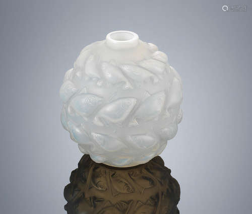 A 'Camaret' Vase, designed in 1928 René Lalique (French, 1860-1945)