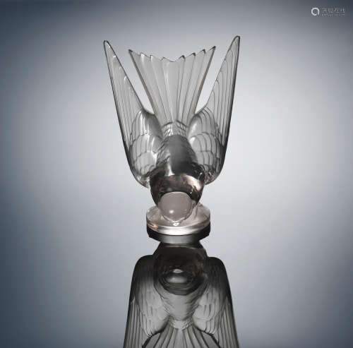 A 'Hirondelle' Car Mascot, designed in 1928 René Lalique (French, 1845-1960)