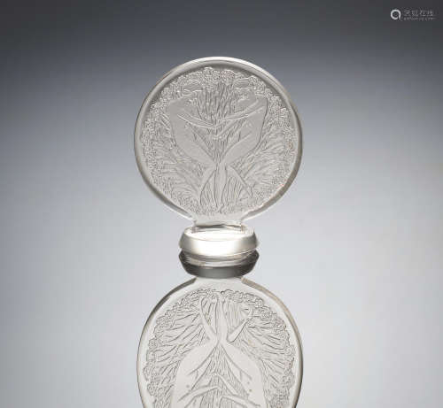 A 'Deux Danseuses' Seal, designed in 1919 René Lalique (French, 1860-1945)