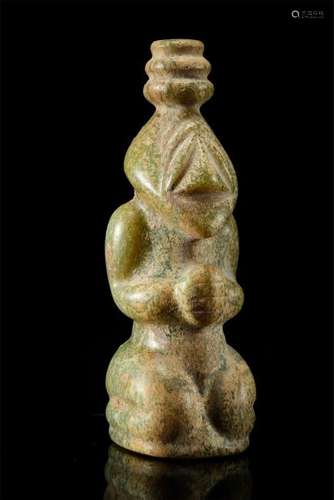 CHINESE NEPHRITE JADE STANDING FIGURE HONGSHAN PERIOD