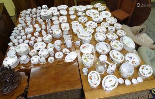 An extensive collection of assorted Royal Worcester Evesham dinner wares to include, tureens,