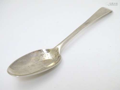 A table spoon hallmarked London 1772 maker Stephen Adams 8