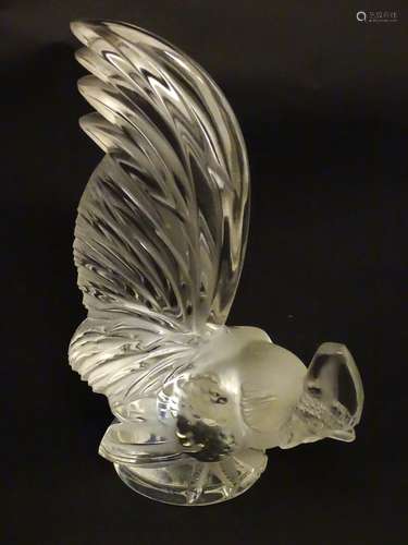 Lalique France Mascot : a Car bonnet mascot ' COQ NAIN ' (1954 ) ,