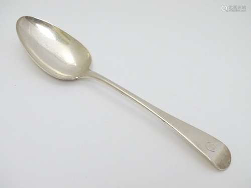 A George III silver old English pattern tablespoon hallmarked London 18010 maker Richard Crossley