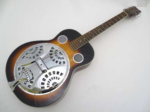 Musical Instruments: An early 21stC 'Legacy' resonator guitar,