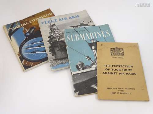 Militaria: Four WWII / World War 2 HM Stationery Office publications,