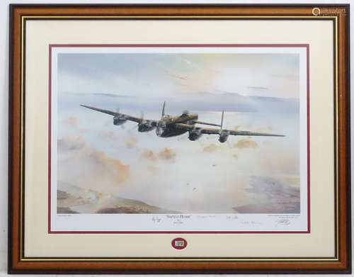 Militaria: After Keith Hill XX A signed and numbered limited edition (7 of 500) polychrome print,