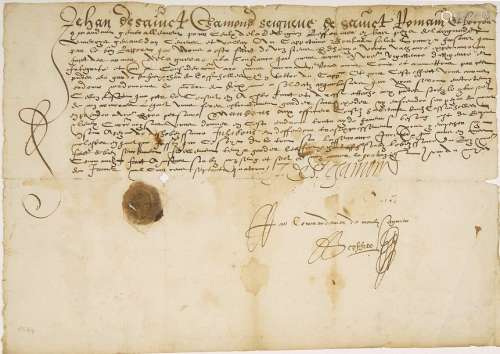 (GARD 1574) LA GARDE DU CHÂTEAU DE CASSAGNOLES (30...