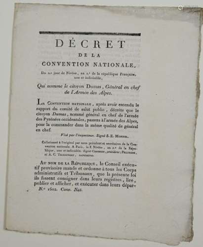 Général Alexandre DUMAS, Père du Romancier (Saint ...