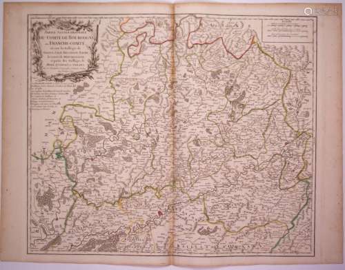 Carte de 1749: «Partie septentrionale du Comté de ...