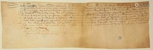 (1615. RÉCEPTION À BORDEAUX POUR LE MARIAGE DU ROI...