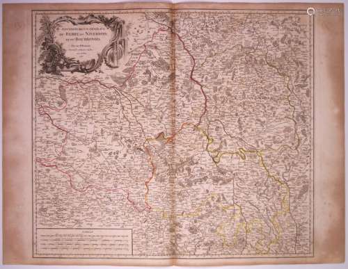 Carte: «Gouvernement généraux du BERRY, du NIVERNO...