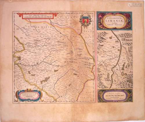 Carte XVIIe s.: LE LIMOUSIN & LA LIMAGNE (Centre d...