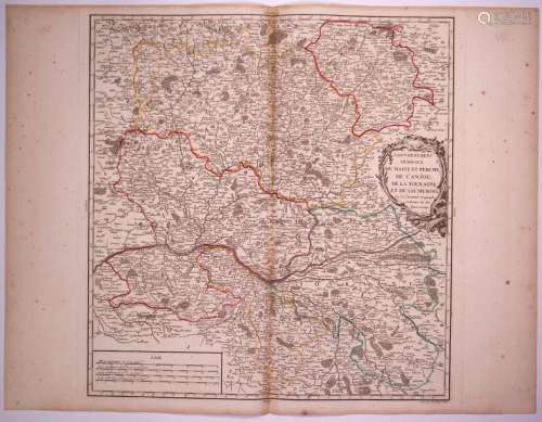 Carte: «Gouvernements généraux du MAINE ET PERCHE,...