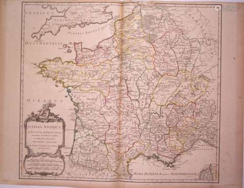 Carte: LA GAULE ANTIQUE