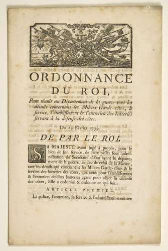 MILICES GARDE CÔTES. 1759. 