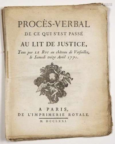 AIDES. GRENIER À SEL. «Procès verbal de ce qui s'e...