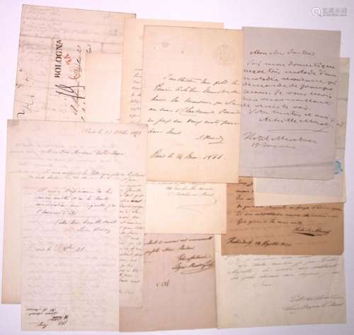 FAMILLE MURAT. 16 Lettres Autographes Signées. Ach...