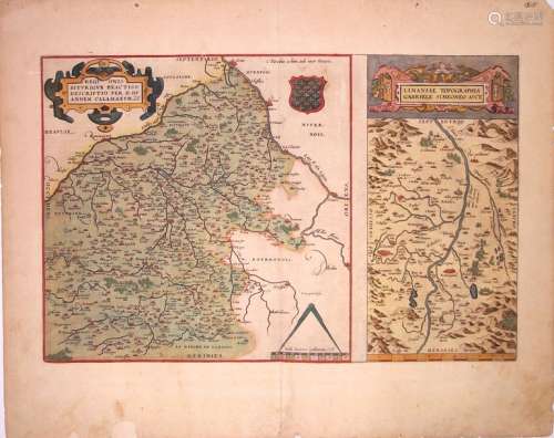 Carte XVIIe s.: Duché de BERRY & LA LIMAGNE (Centr...