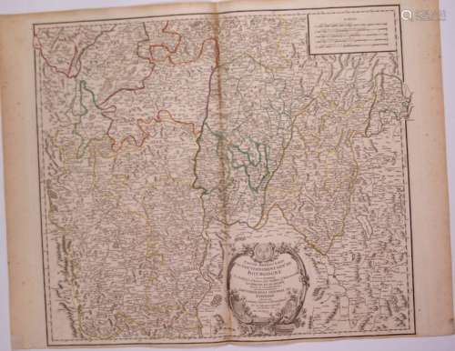 Carte de 1752: «Partie méridionale du Gouvernement...