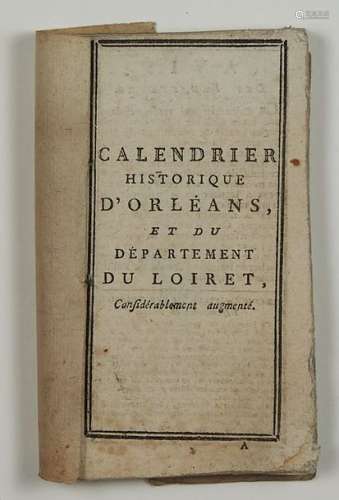 (ALMANACH DU LOIRET. 1793) 